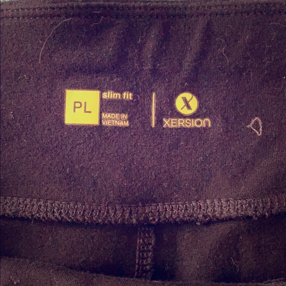 Xersion black exercise pants for women